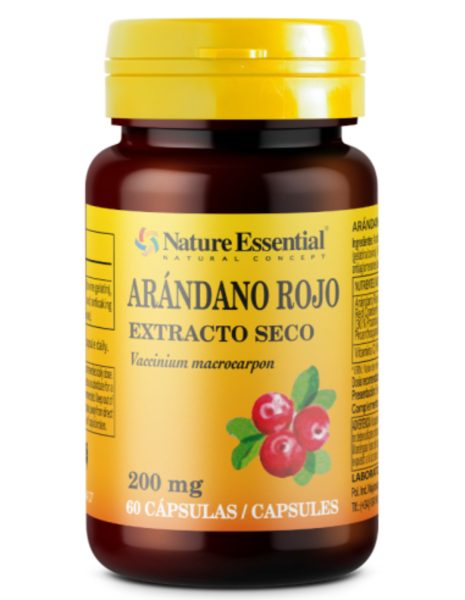 Arandano Rouge 200 mg 60 capsules Nature Essential