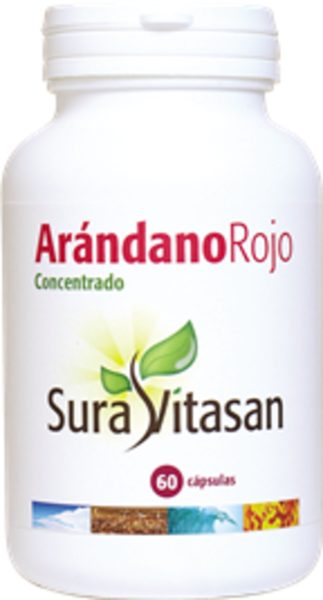 Arándano Rojo 600 mg 60 Capsules Sura Vitasan
