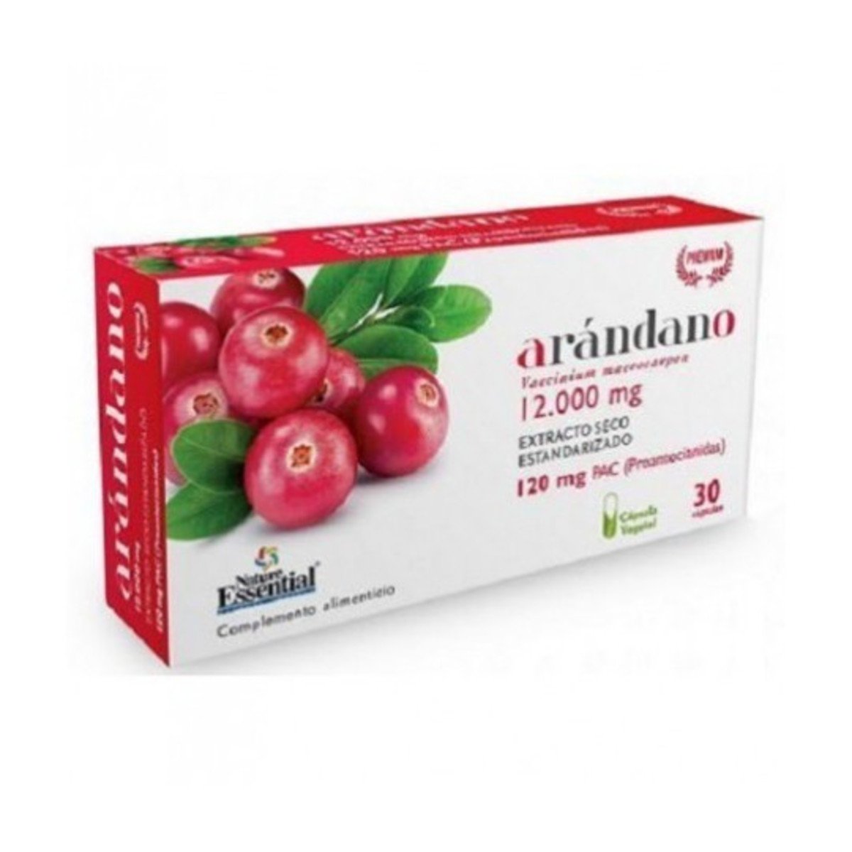 Arandano Rojo Complex 12000 mg 30 Cápsulas Nature Essential