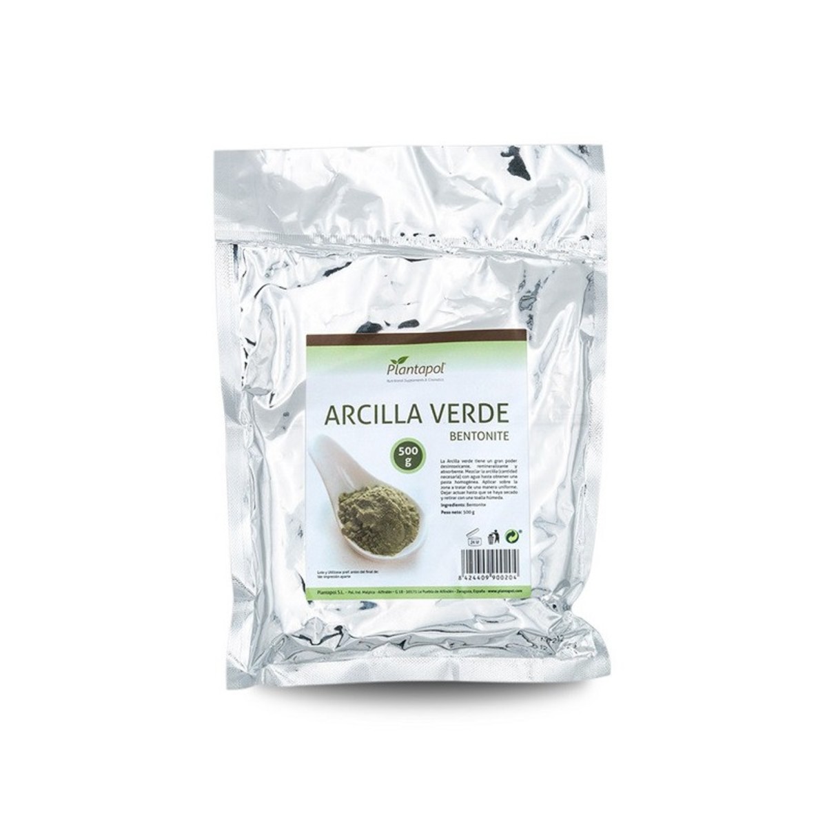 Arcilla Verde bolsa – Platapol – 500g
