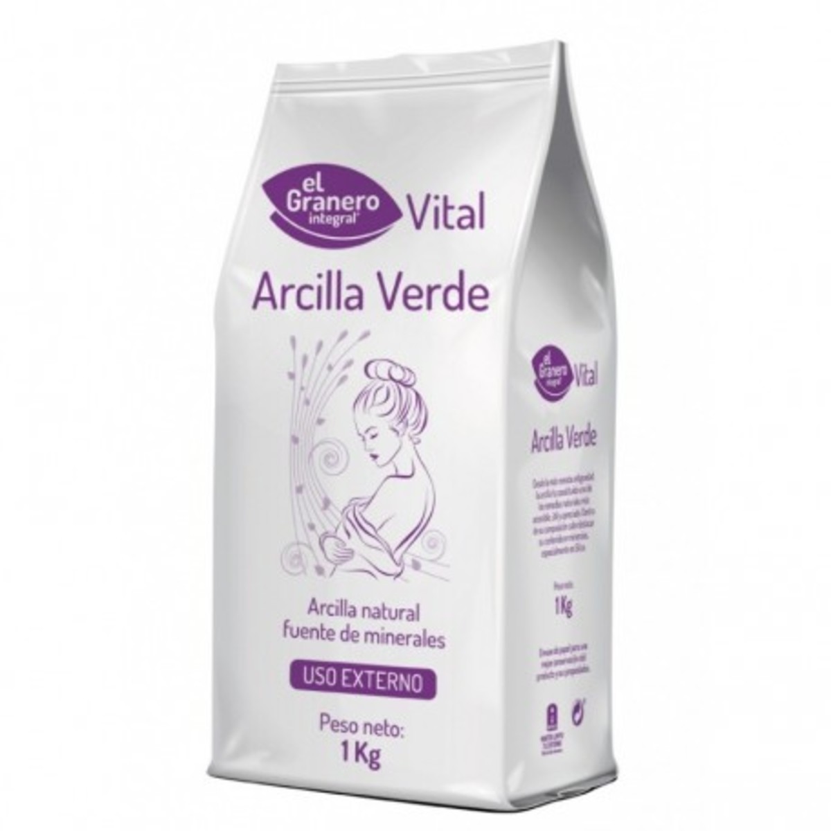 Arcilla Verde Bolsa 1 kg El Granero Integral Integral