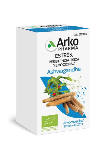Arkopharma Arkocapsules Ashwagandha Bio 45 capsules