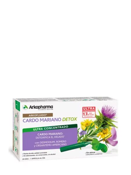 Arkopharma Arkofluido Cardo Mariano Detox 20 fiale