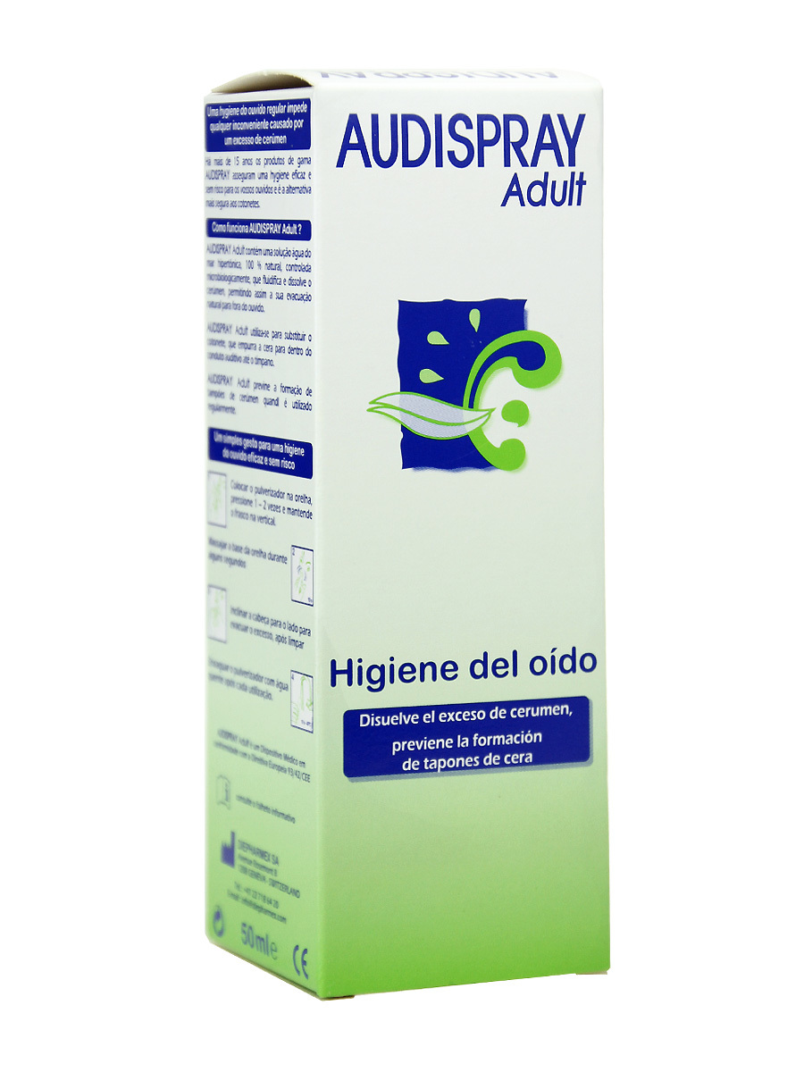 Audispray solução limpeza ouvidos 45 ml
