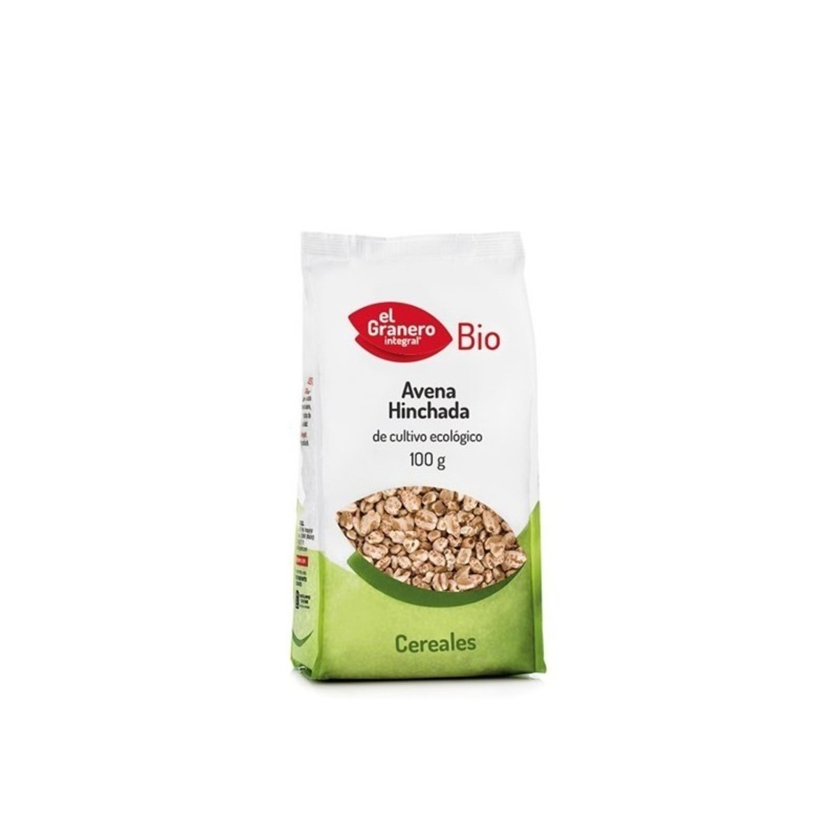 Avena Hinchada Bio El Granero – 100g