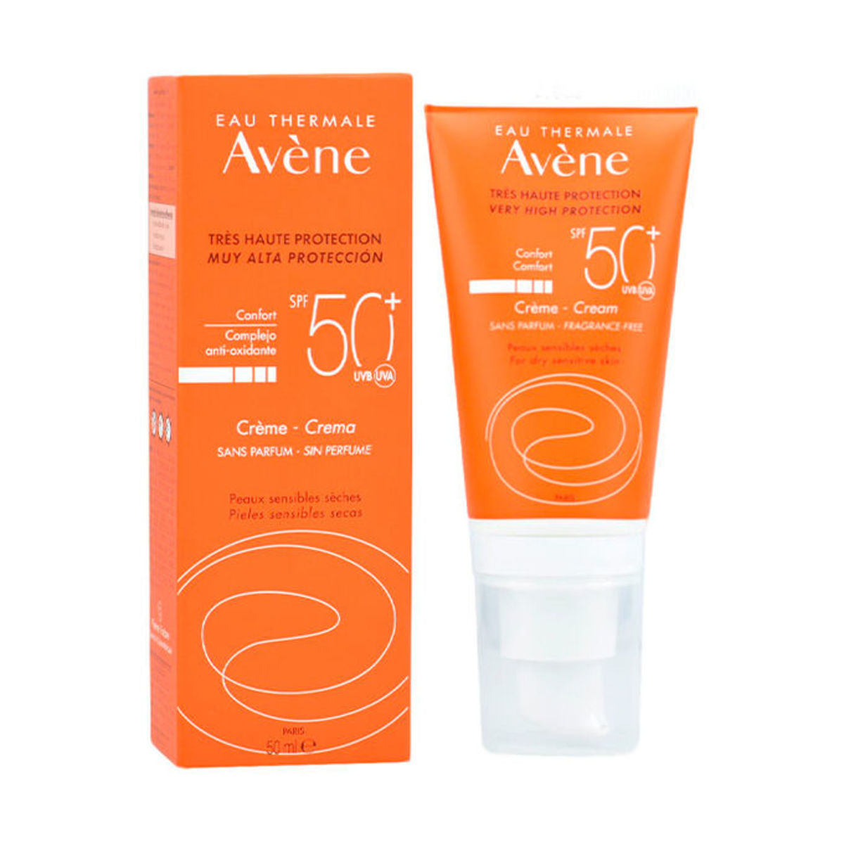 Avene crema solar sin perfume SPF 50+ 50ml