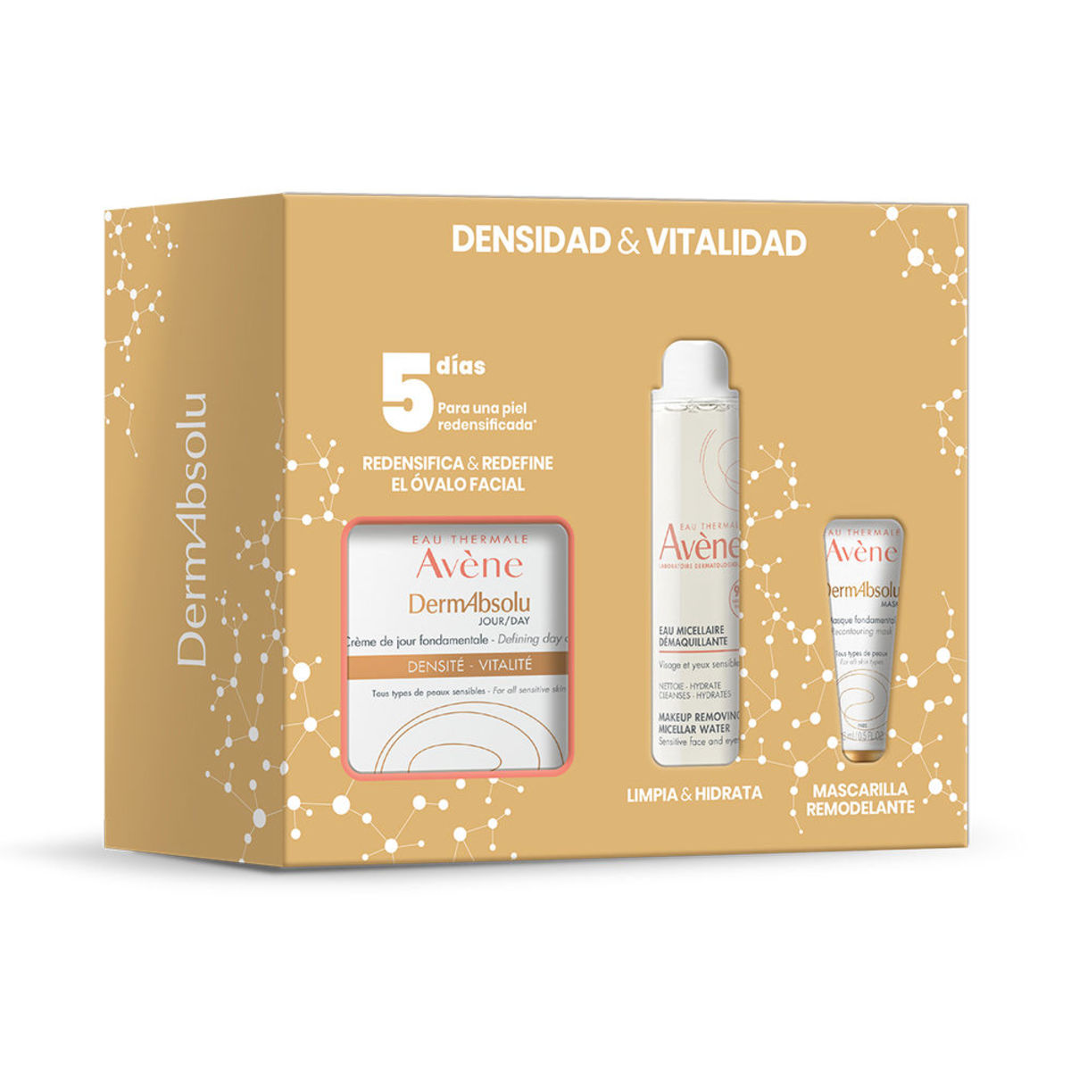 Avene Dermabsolu Creme Dia Essencial 3 Peças