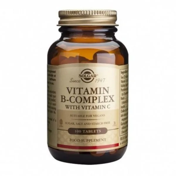 B-Complex C-vitamiinilla 100 tablettia
