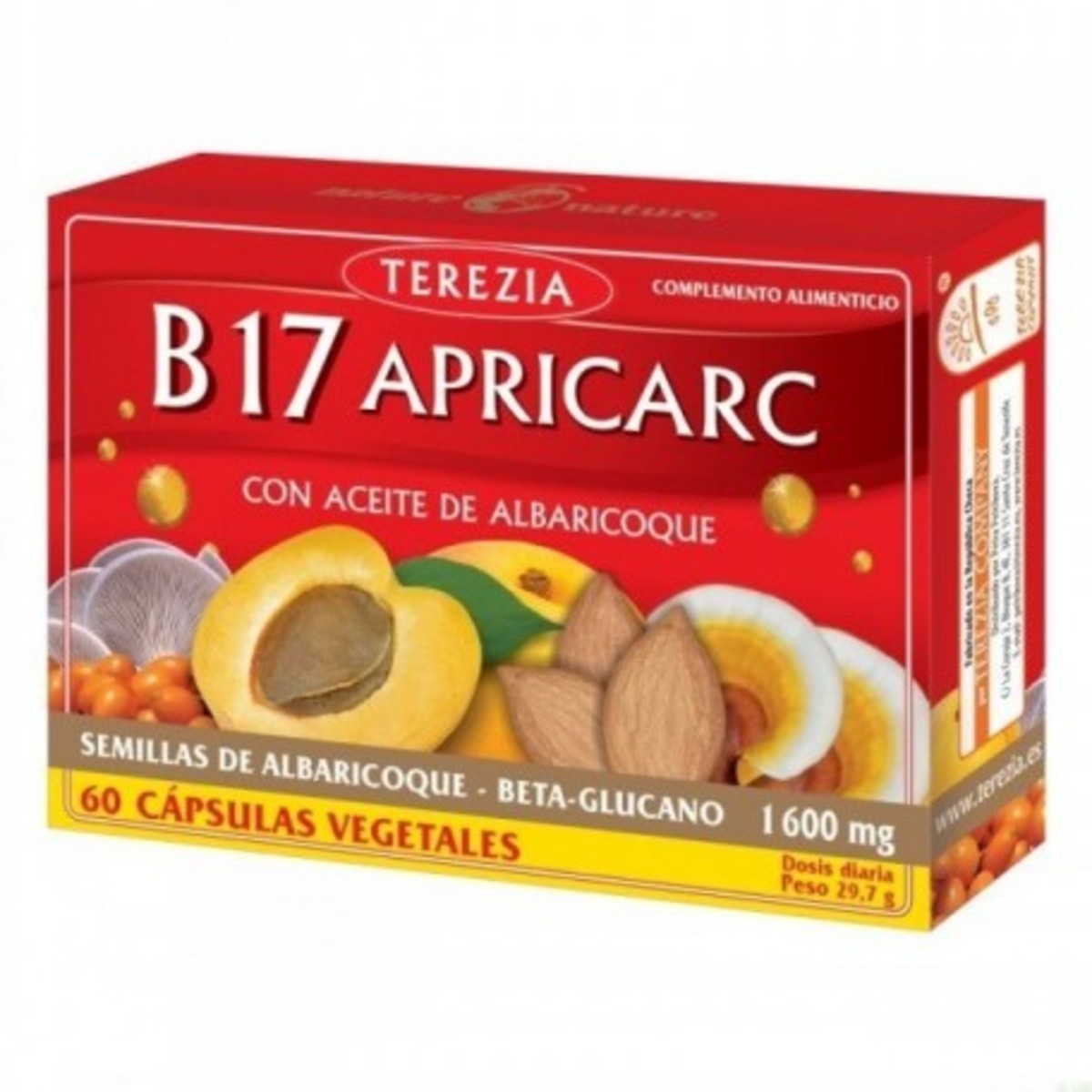 B17 Apricarc 60 Cápsulas Vegetales Terezia