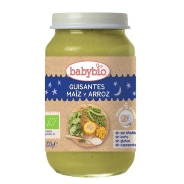 Babybio Pappina Piselli Mais Riso – 200g