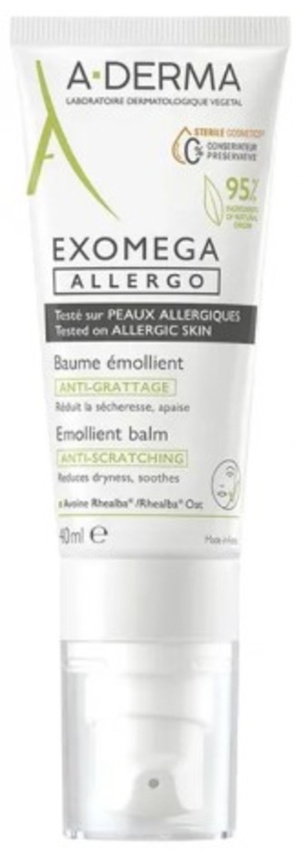 Bálsamo Emoliente Anti-Coceira A-Derma Exomega Allergo – 40ml