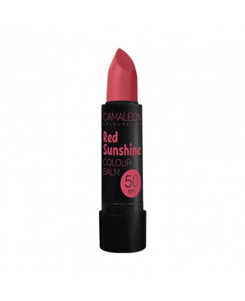 Bálsamo Labial con Color SPF 50 Rojo Sunshine Camaleon