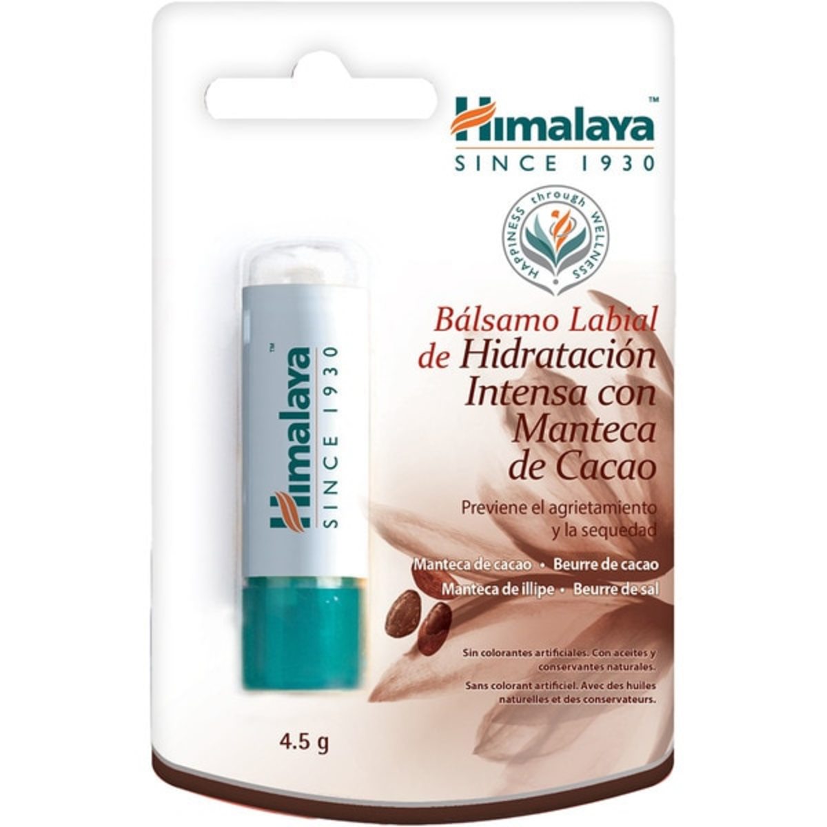 Bálsamo labial Manteca de Cacao 4, – Mass Herbal Himalaya – 5g