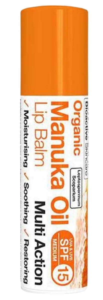 Bálsamo labial miel de manuka 5, – Dr. Organic – 7g