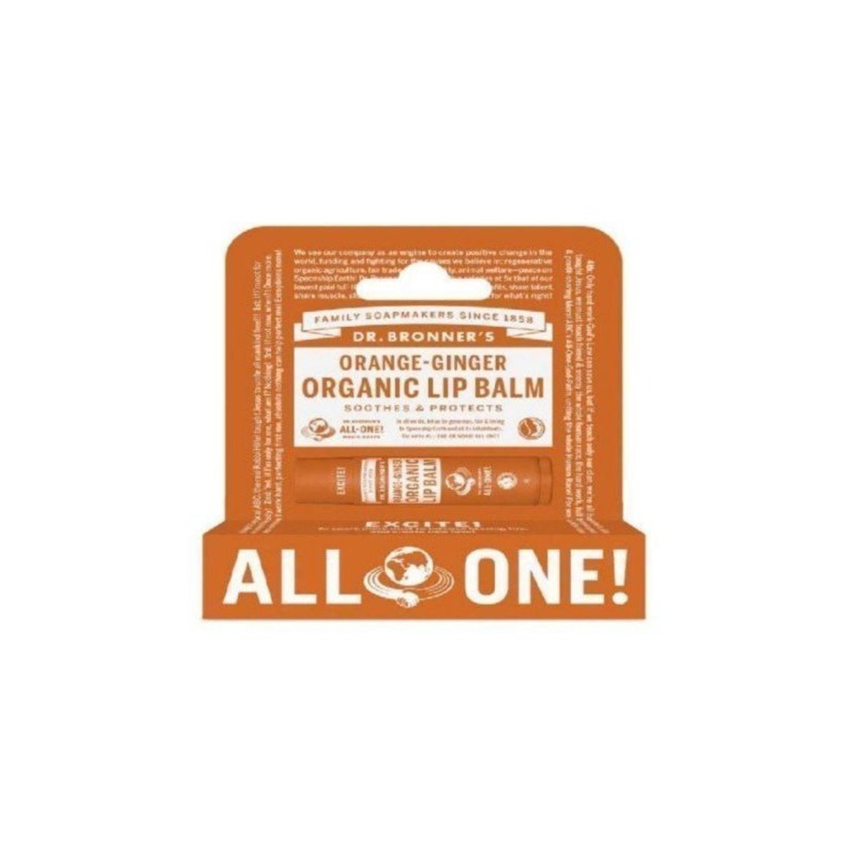 Bálsamo Labial Naraja Jengibre Dr Bronners – 4g