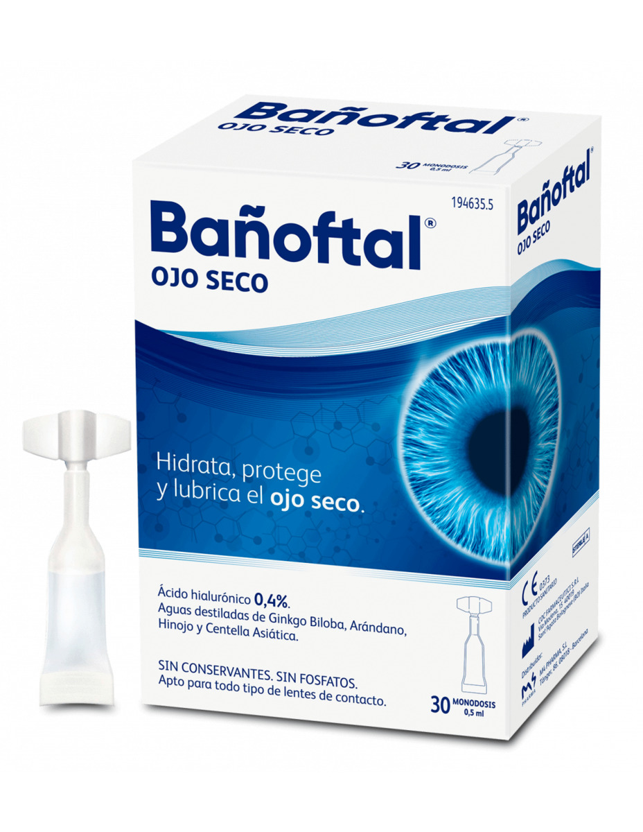 Bañoftal ojo seco 20 monodosis.