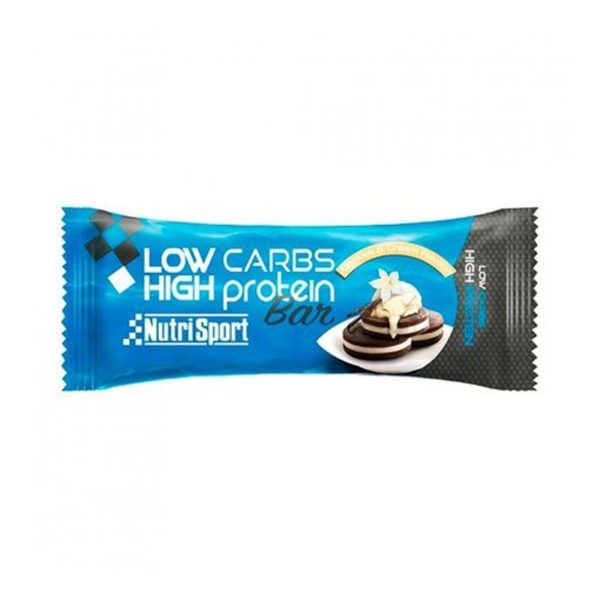 Μπάρες Low Carbs 16 Uds Cookies & Cream Nutrisport – 60g