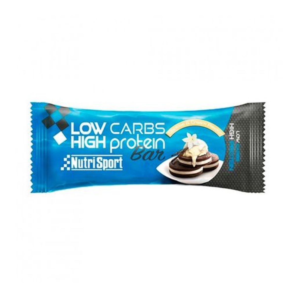 Barritas Low Carbs 16 Uds Cookies & Cream Nutrisport – 60g