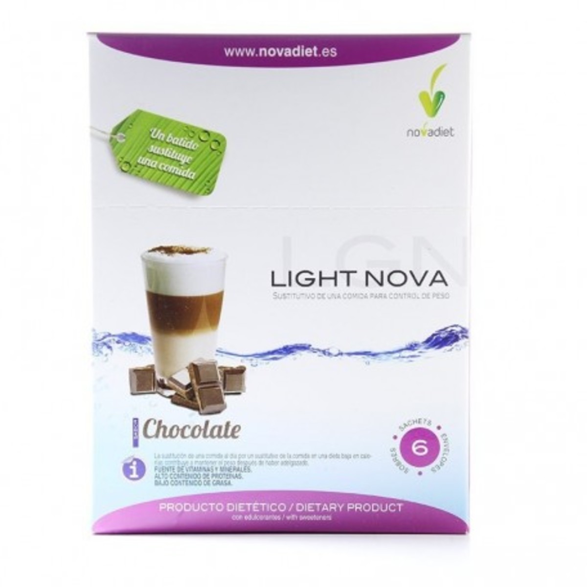 Batido Light Nova Chocolate Novadiet