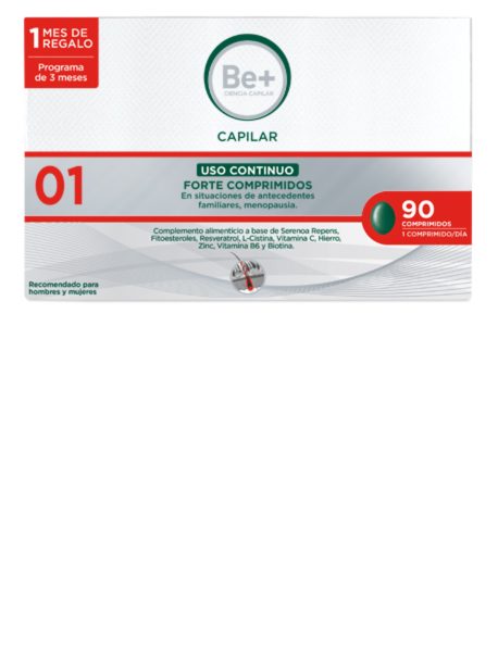 Be+ Capillaire Usage Continu Fort 90 Comprimés