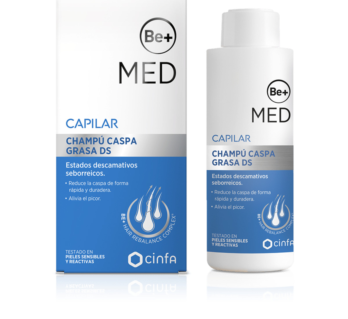BE+ MED CHAMPÚ CASPA GRASA DS