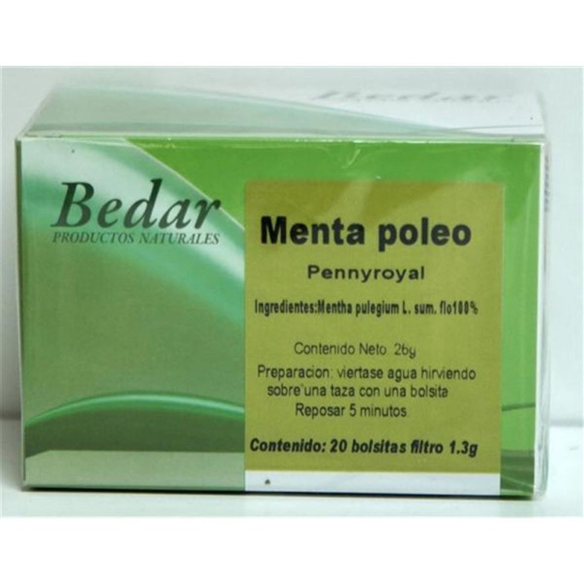Bedar infusión menta poleo 20 sobres