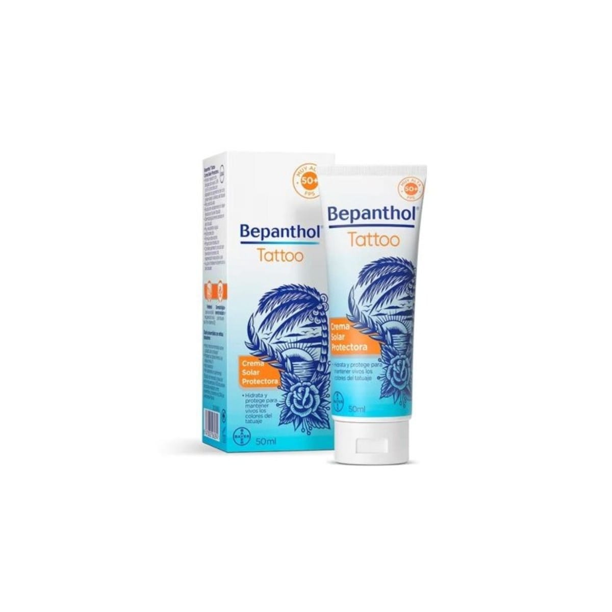 Bepanthol Tattoo Crema Solar Spf50 Bayer – 50ml