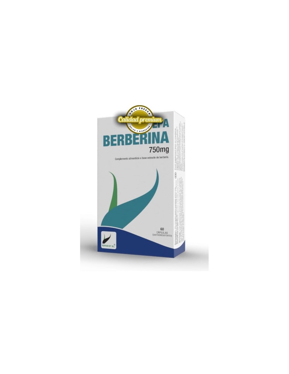 Berberina 750 mg 60 cápsulas