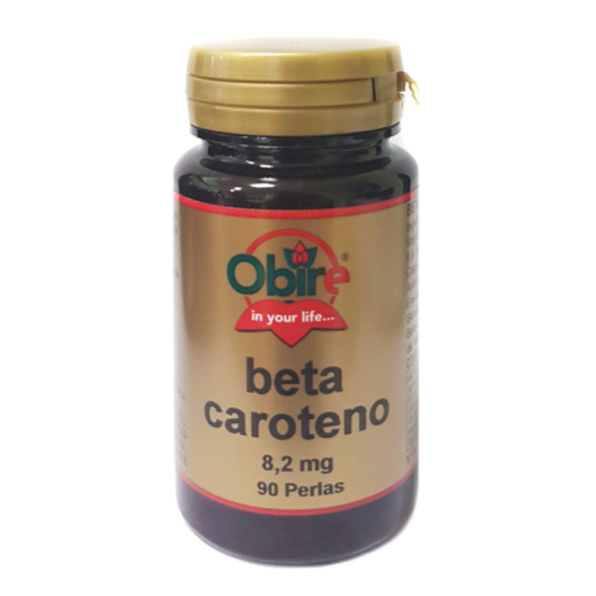 Beta-Caroteno 8.2 mg 10.000 UI 90 Perlas Obire