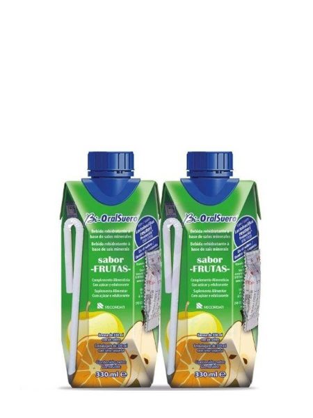 Bi-Oralsuero Hersteldrank Smaak Fruit 2X330 ml