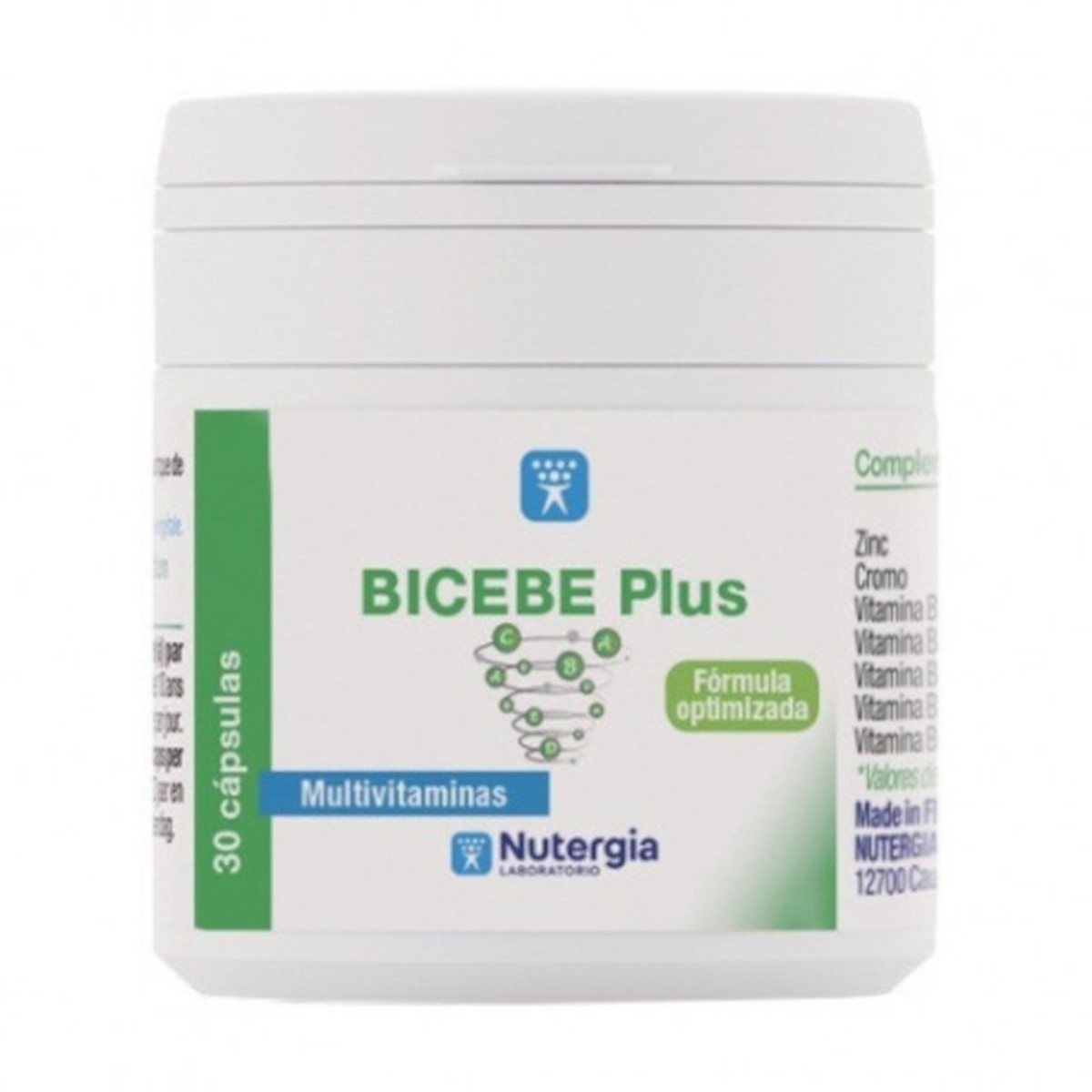 Bicebe Plus Multivitaminas 30 Cápsulas Nutergia