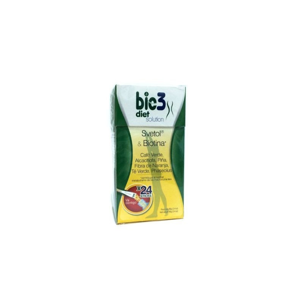 Bie3 Diet Solution Svetol y Biotina 24 sticks