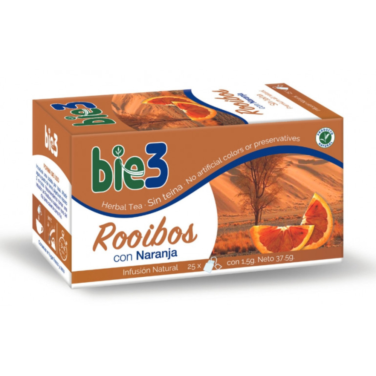 Bie3 Rooibos Naranja 25 Filtros bio des