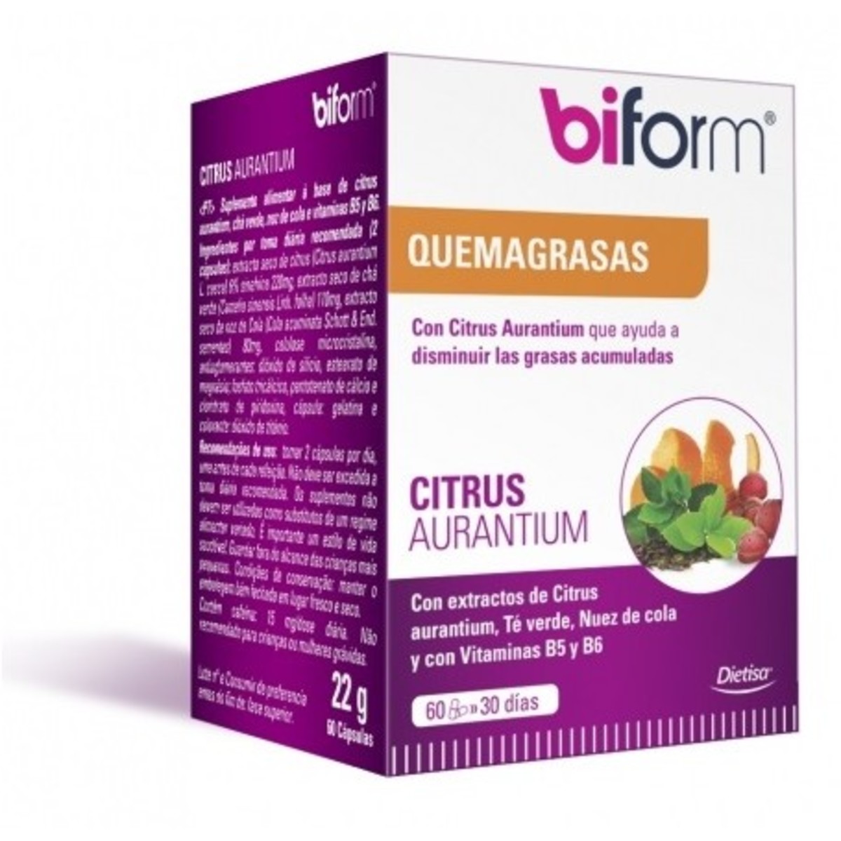 Biform Citrus Aurantium 60 Cápsulas Dietisa