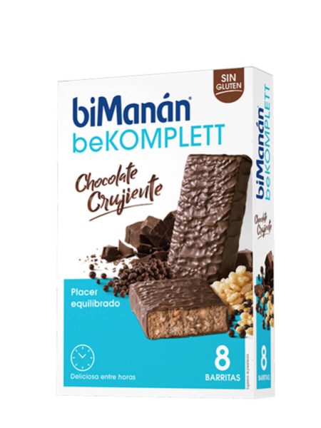 Bimanán Bekomplett Schokoladengeschmack Knusprig 8 Riegel