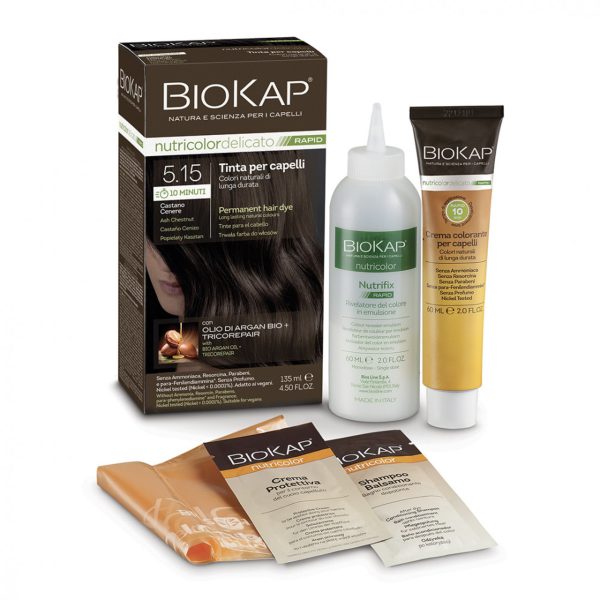 Biokap Snelle Haarkleuring Asbruin – 135ml