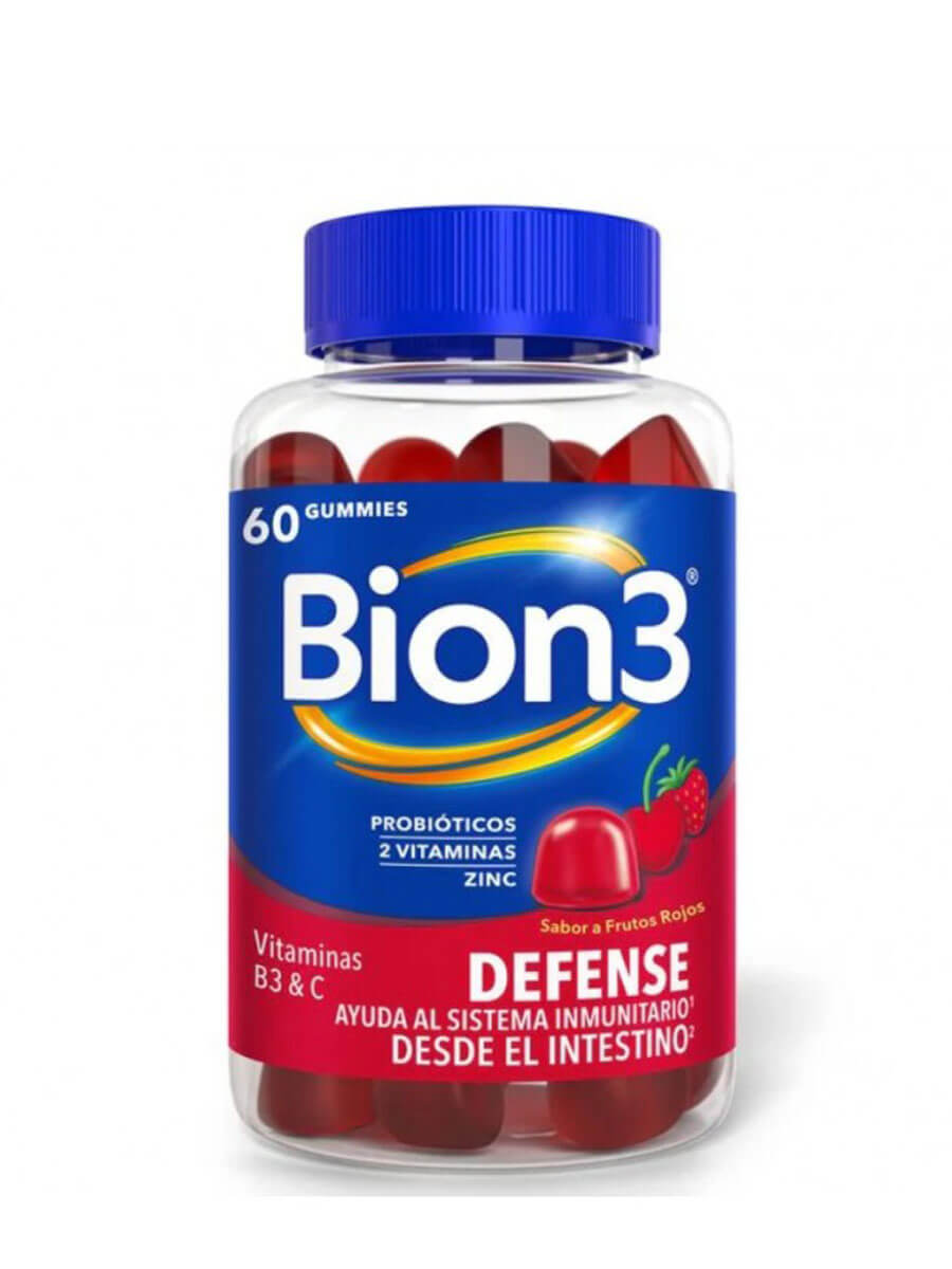 Bion 3 Defense 60 gominolas frutos rojos
