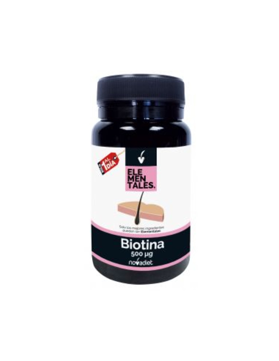 Biotina 500 mcg 120 cápsulas vegetales – Novadiet