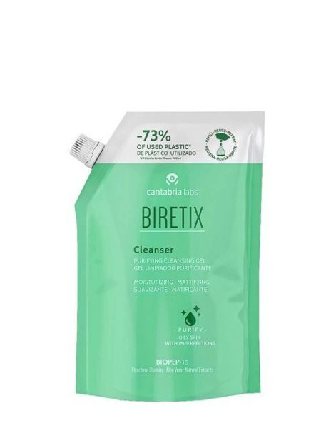 Biretix Detergente Gel Purificante 400 ml Ricarica