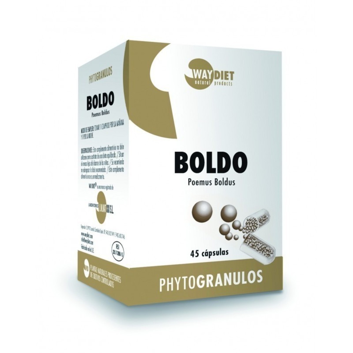 Boldo Waydiet 45 Cápsulas de Phytogranulos