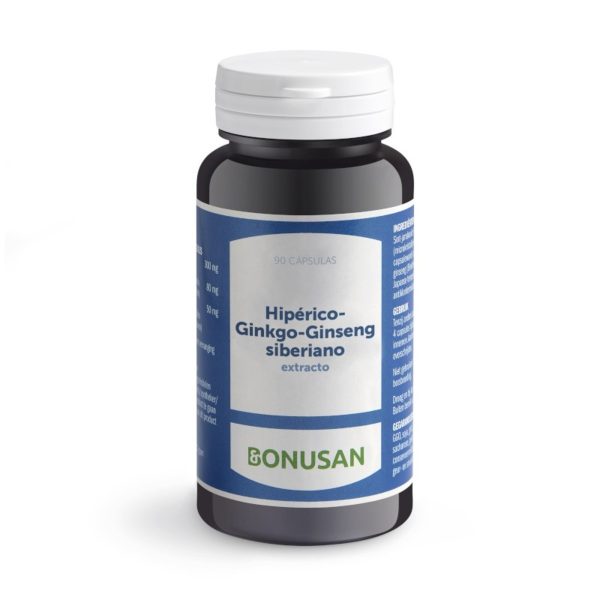 Bonusan Hipérico Ginkgo Ginseng 90 Kapseln