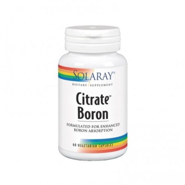 Boro Citrate 500 µg 60 capsules végétales Solaray