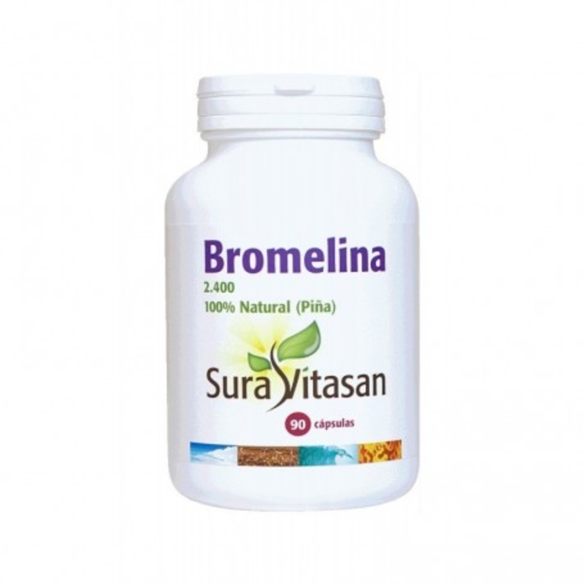 Bromelina 2.400 500 mg 30 Cápsulas Sura Vitasan