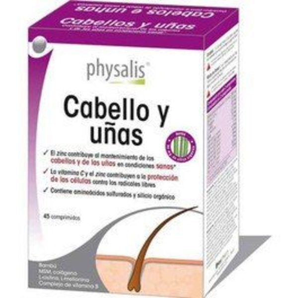 Cheveux et Ongles 45 Comprimés Physalis