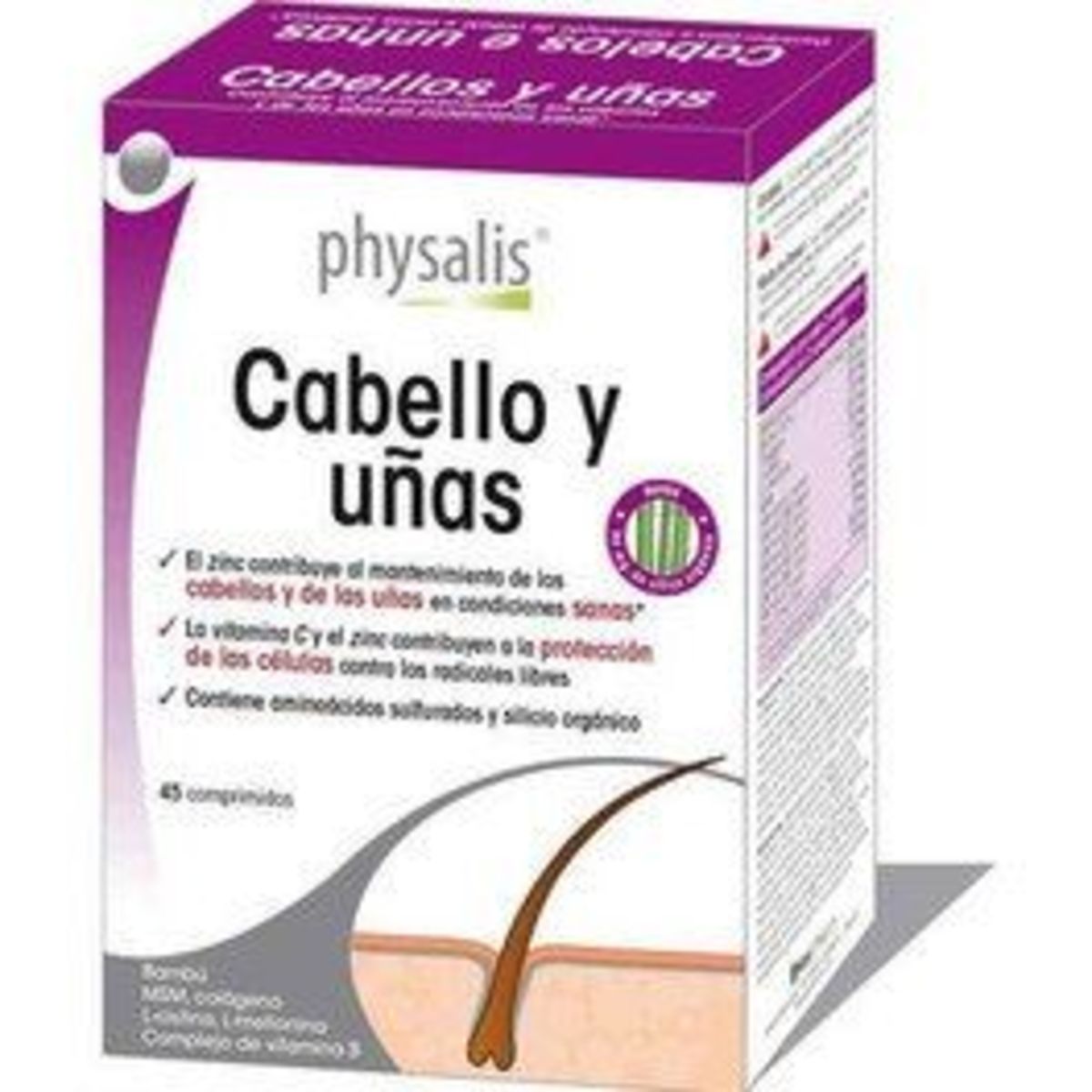 Cabello y Uñas 45 Comprimidos Physalis