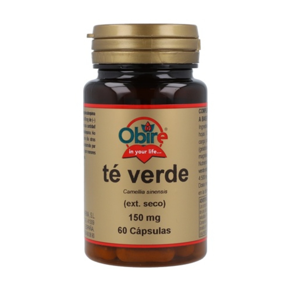 Café Verde 200 mg Ext Seco 60 Cápsulas Obire