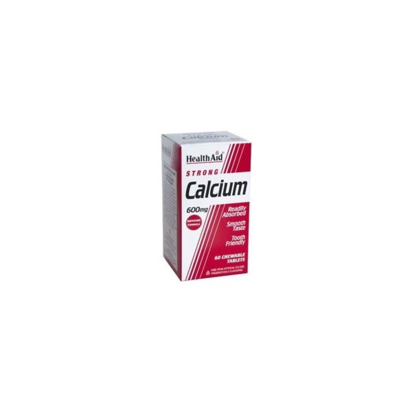 Cálcio 600 mg 60 Comprimidos Health Aid