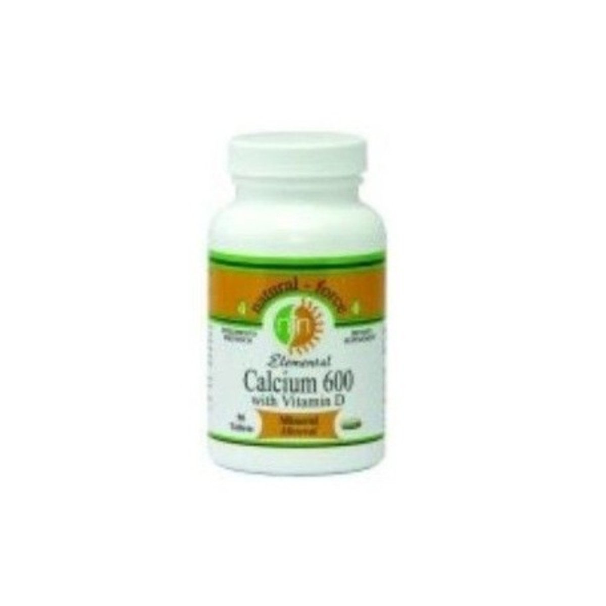 Calcio 600 mg + Vitamina D 90 Comprimidos Nutri-force