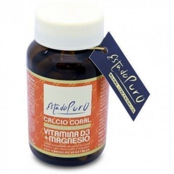Calcium Corail+ Vitamine D3+ Magnésium 120 Capsules Tongil