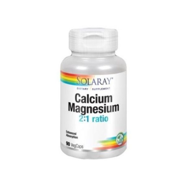 Calcium/Magnesium 90 pflanzliche Kapseln Solaray